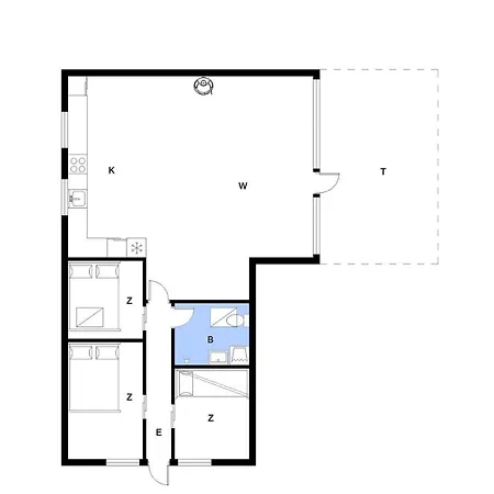 Casa de Férias Bv375-blavand-fyrrevaenget-11 *